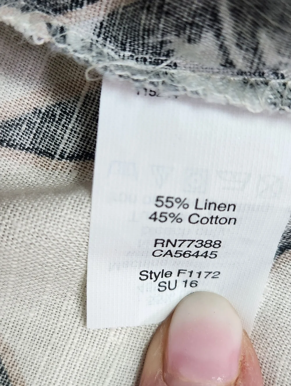 J Crew Linen Cotton Blend Short Sleeve Shirt Lightweight Tropical Top Size Large - Picture 9 of 10